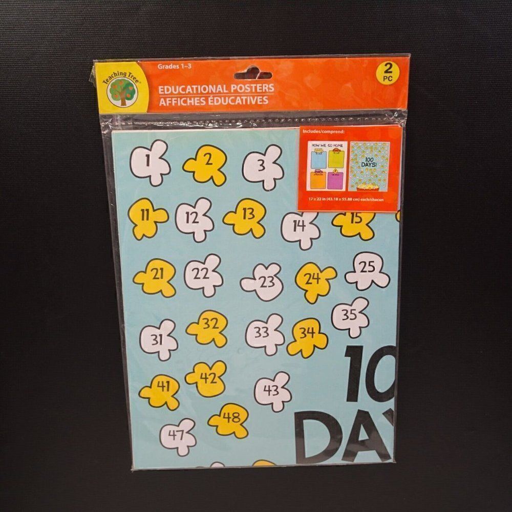 Teaching Tree Grades 1-3 Educational 2 Posters 100 Hays How We Go Home